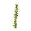Abaodam Lemon Cane Eucalyptus Garland With Flowers Berry Wreath Wedding