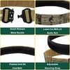 aiGear Tactical Belt, Quick-Release MOLLE Battle Belt for Men, Adjustable