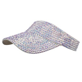 Chrome Crane CB322 Women's Cap, Hat, Sun Visor, Sequins, Glitter, Outdoor, Sun Shade, beige, Free size