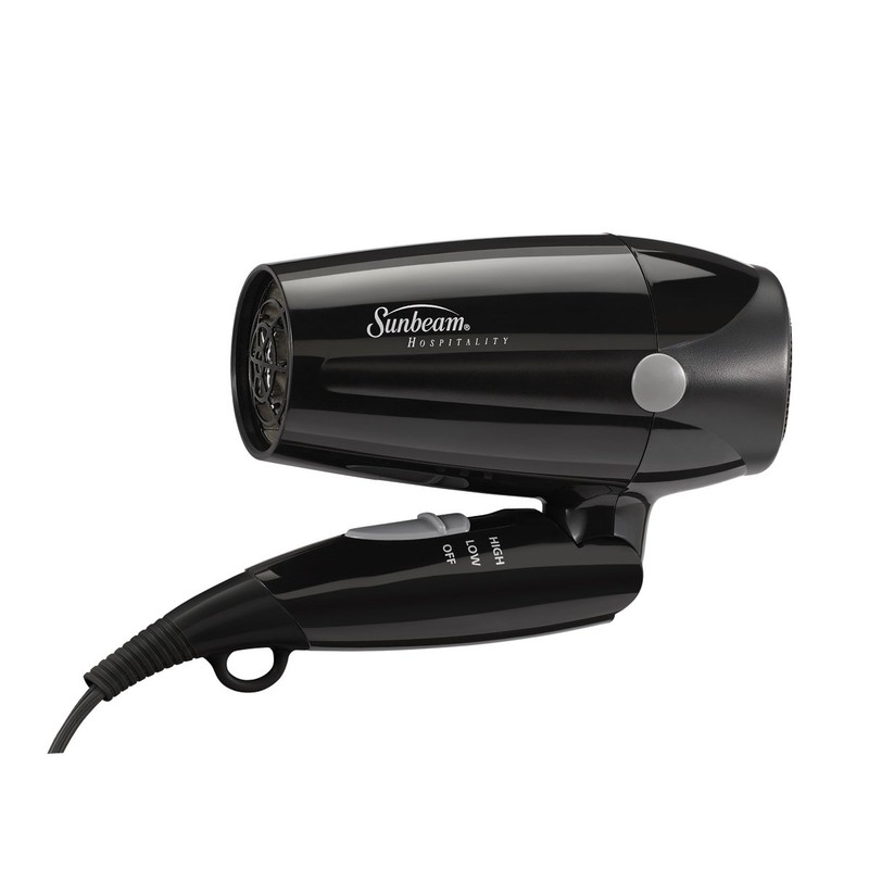 Sunbeam HD3005-005 1875 Watt Folding Hand-Held Hair Dryer, Black