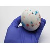 3 INCH LARGE Psychedelic Jawbreaker Candy BIG White Speckled Jawbreaker