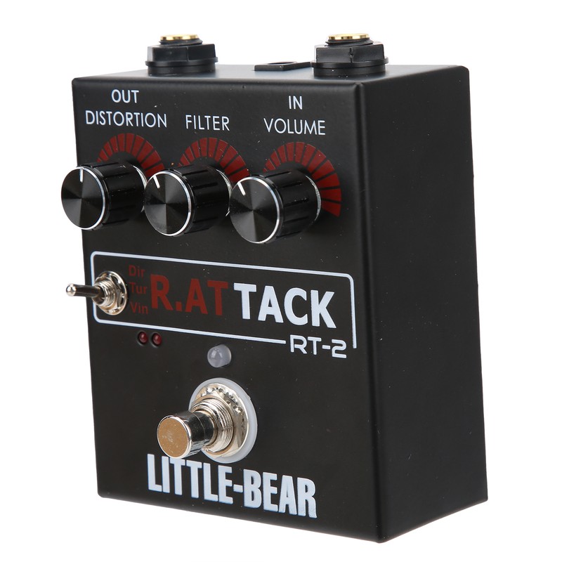 Guitar Distortion Effector Electric 3‑Level for RAT Tone Single Effect