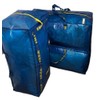 Ikea Frakta Storage Bag - Blue -- SET OF 3