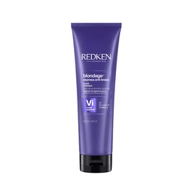 Redken Blondage Express Anti-Brass Mask For Blonde & Highlighted Hair - Ultra-Pigmented Purple Mask For Blonde Hair, 8.5 Fl Oz