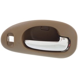 Garage-Pro Interior Door Handles Set For Chrysler Concorde 1998-2004, 300M 1999-2004, LHS 1999-2001 Front, Driver and Passenger Side Beige with Chrome Lever, Door Lock Hole