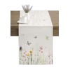 Maison d' Hermine Spring/Summer Table Runner, 100% Cotton, Decorative Easter