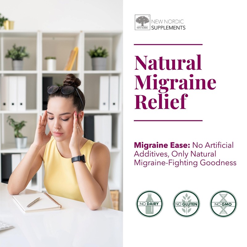 New Nordic Migraine Ease | Natural Migraine Relief Supplement for