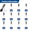 Waltool 22PCS Sanding Drums with 1/8"(3mm) Shank for Dremel, 180/240/320/400/600/800/1000/1200/1500/2000/2500