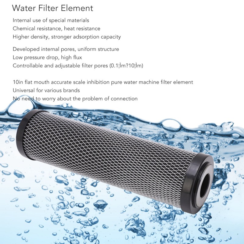 Water Filter Element Purifier Replacement Flat Mouth Accurate Scale Inhibition