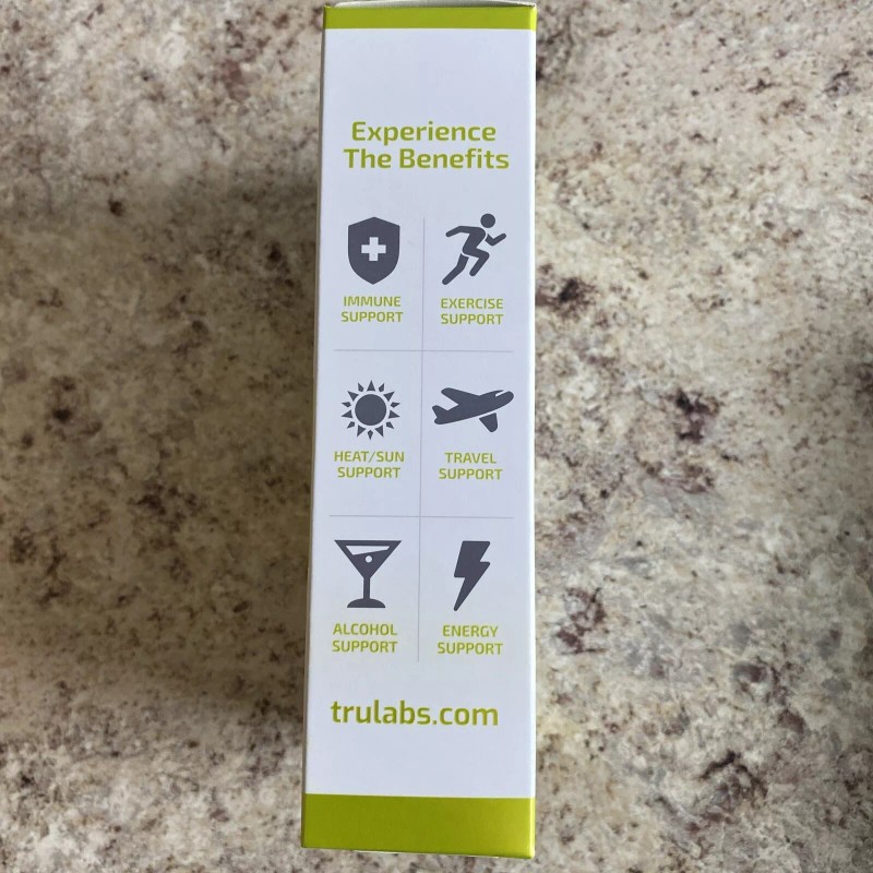 TruLabs Hydrate Hydration Electrolyte Powdered Drink Lemon Lime 20 Servings