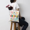 MNIGIU Surfer Gift Surfing Life Tote Bag Surfing Lovers Gift