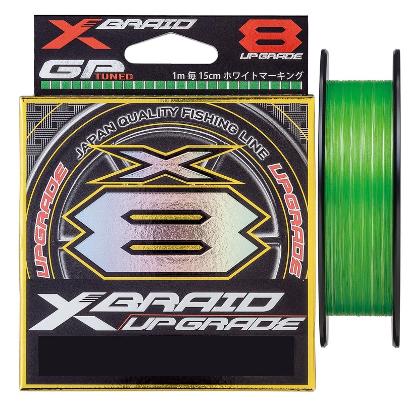 X-Braid Upgrade X8 150m 0.8号 16lb Green White Mark every
