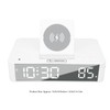 10W Digital Alarm Clock One Button Lifting LED Mirror Electronic