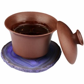 rockcloud 1 PC Agate Slices Geode Stones,Place Card,Irregular Home Decoration Healing Crystals Collection 3-4.3"