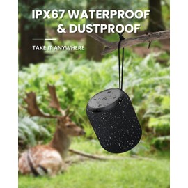 Notabrick 15W Portable Bluetooth Speakers V5.0 Wireless With Stereo Sound IPX6 Waterproof