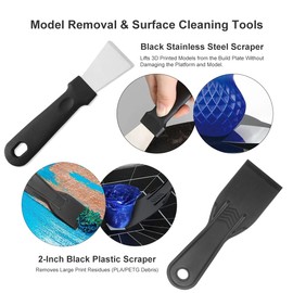 93 Pcs 3D Printing Tools Kit, Complete 3D Printer Tools, 3D Printer Accessories (Deburring Tools, Art Knife Set, Drill, Screwdriver Set ...) for Removal, Smoothing, Deburring, Craving, Maintenance