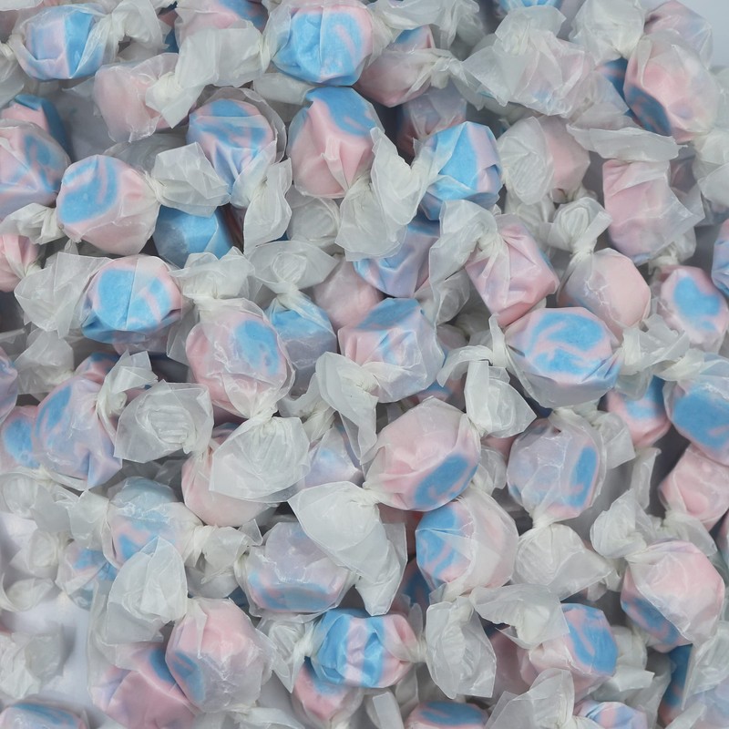 All Flavor Gourmet Saltwater Taffy (Cotton Candy, 2 LB)