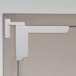 Door Closer, No Drilling, Automatic Mini Door Closer, Room Door, Left or Right Interior Door (White, Pack of 2)