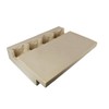 Stone Veneer Rubber Mold for Concrete, Corner Plug, 22.75" L
