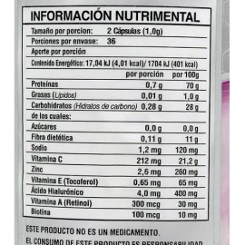 Colágeno Hidrolizado Biotina Collagen Skn 72 Caps 500 Mg Sup