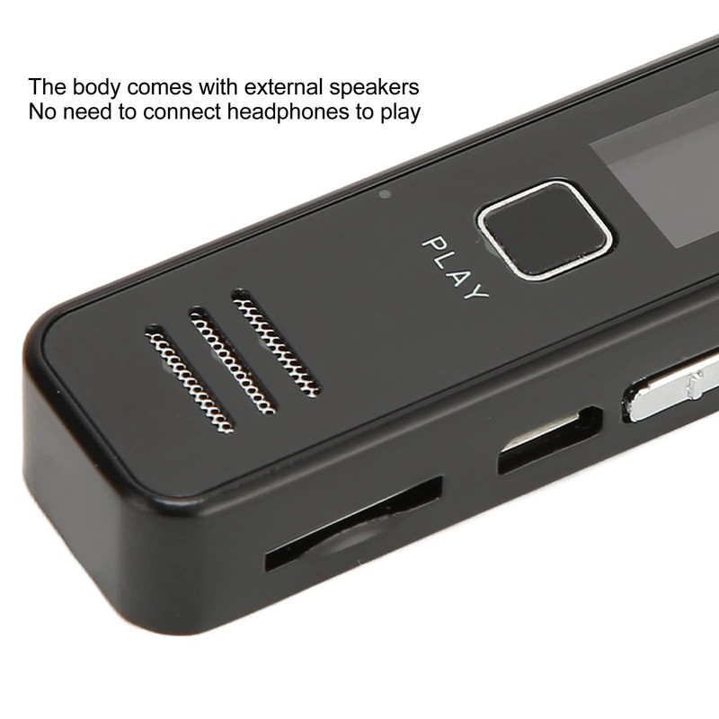 Digital Voice Recorder, Voice Activated Recorder with Playback, Portable HD