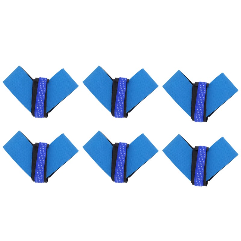 10Pcs AntiStatic Foot Strap Blue Synthetic Rubber Band Workshop Accessories
