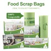100% Compostable 1.6 Gallon Trash Bags, 6 Liter, 150 Count
