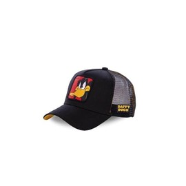 Capslab Looney Tunes Daffy Duck Cap CL-LOO-3-DAF1, Mens, czapki z daszkiem, Black/Red,