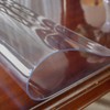 OstepDecor 23.6 x39 Inch Clear Table Protector, Plastic Table Cover
