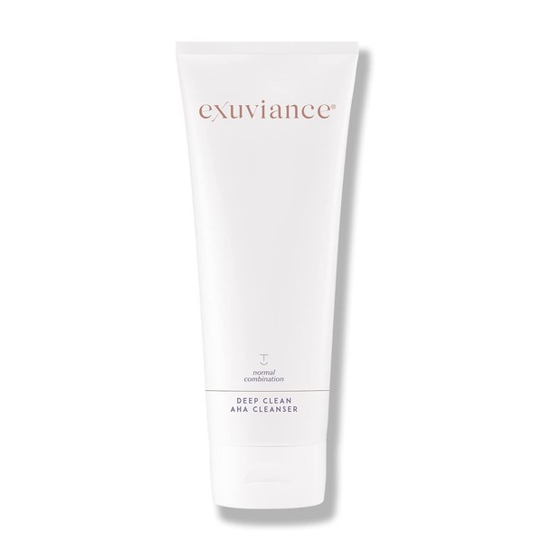 EXUVIANCE Deep Clean AHA Foaming Face Cleanser and Makeup Remover with Glycolic Acid, Soap-Free, 7.2 fl. oz.