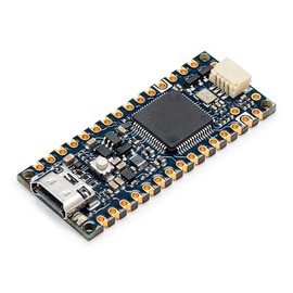 Arduino Nano R4 [ABX00142] – Compact Renesas RA4M1 Microcontroller Board, Pre-Soldered for Breadboarding, Qwiic Connector, Programmable RGB LED, Compatible with Arduino IDE