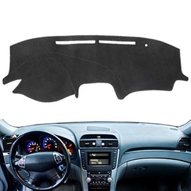 Fcovergurus Dash Cover Mat Fit for Acura TL 2004 2005 2006 2007 2008,Dashboard Cover Pad Protector­ Without Dash Speakers(Black) F02