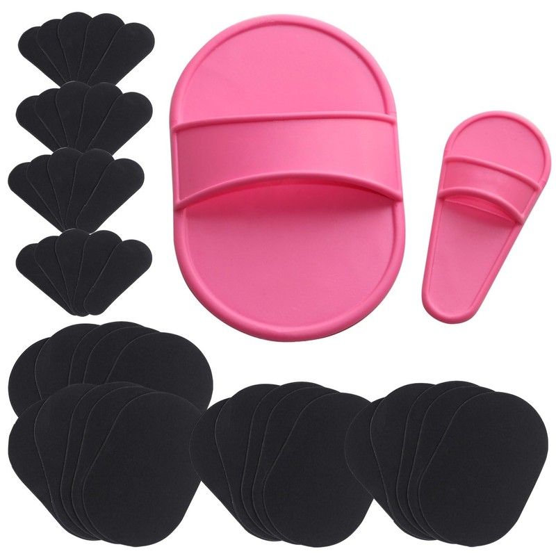 Exfoliating Hair Removal Pads x40 – x2 Buffer Pad Holders