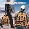 Backpack Tool Bag - Heavy Duty Tool Organizer, Water-resistant HVAC