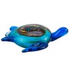 Beachcombers Color Swirl Turtle Glass Art Multi