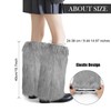 XEPST Faux Fur Fuzzy Leg Warmers Furry Boot Covers for