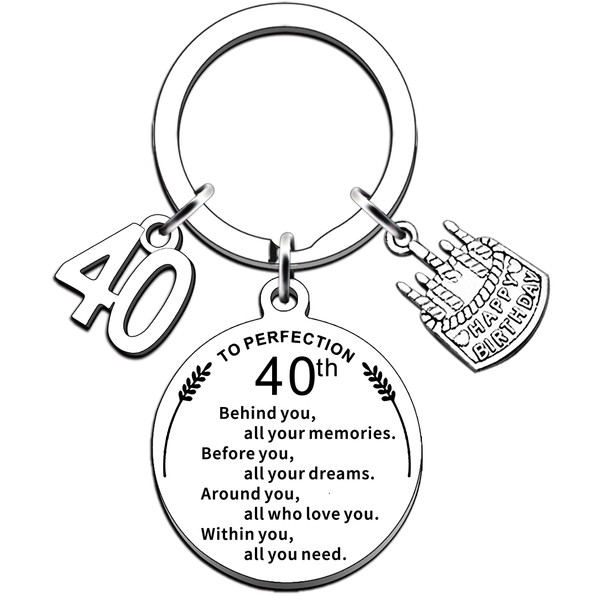AMZQ Birthday Keyring Birthday Gifts for Women Men Boys Girls