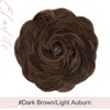 Elailite Hairpiece Bun Hair Scrunchie with Hair Pieces with Elastic