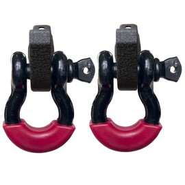 TIOYAR Front Tow Hook Mount Bracket and D-Ring Compatible with 2017-2021 Nissan Titan RS149 D-Ring Shackle Bracket, Demon Hook Bracket Replacement