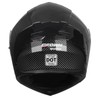 Crown Racing Modular Motorcycle Helmet with Flip-Up Design, Carbon Fiber