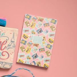 Karma, Lined Journal Notebook, 80 Lined Pages, A5 Size Notebook, 5.7 inches x 8 inches Dairy, Notebook, Space Cowboy