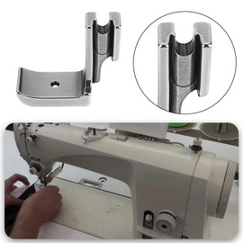 SING F LTD 2 Pcs 1/4" Industrial Sewing Machine Piping Foot 36069L Steel Right Piping Foot Compatible with BROTHER B705 B707 Compatible with SINGER