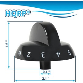 HQRP Stove with Top Burner Gas Stove Valve Knob Compatible with Frigidaire, Crosley, Tappan 316220009, 1379610, AP4322122, PS1991531, EAP1991531, AH1991531, EA1991531, PD0000 3084333Replacement