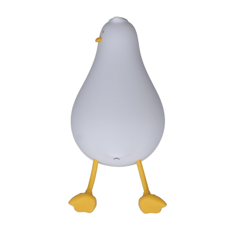 LED Night Light Cute Lying Duck Shape Soft Silicone Soft