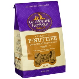 Wellpet 634417 6-Pack Extra Tasty P-Nuttier Biscuits, Mini, 20-Ounce
