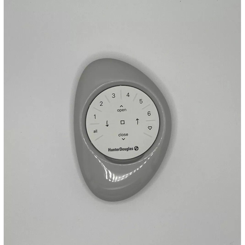 Hunter Douglas Pebble Mist Gray (NEW) Pebble Only—Powerview Remote Holder