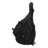 Large Black Sling Bag Waterproof Sling Backpack Oxford Fabric Outdoor