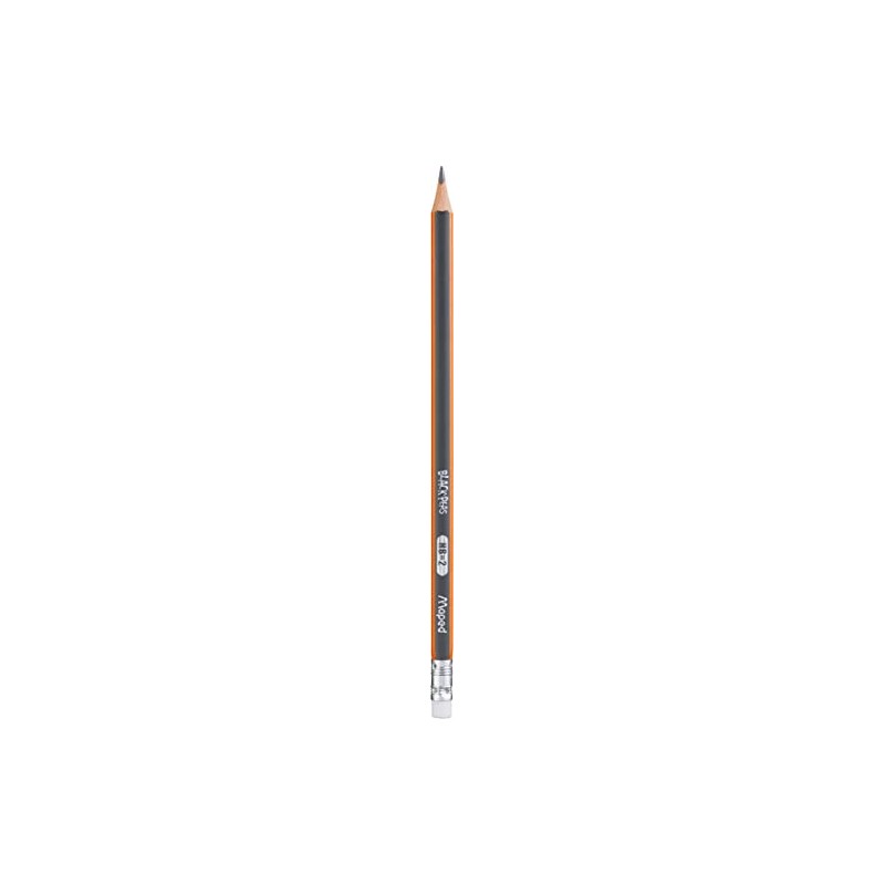 Maped BlackPeps Lpiz de Grafito, Triangular, Mina Resistente, Gris, paquete