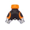 Giraffe Tools 2-Way Hose Splitter with Shut-Off Valves, Heavy Duty