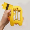 Hashimoto Yellow Thermometer/Hygrometer, W3.7 x D4.1 x H3.3 inches (9.5